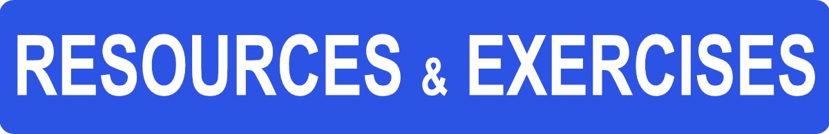 New Resources and Exercises